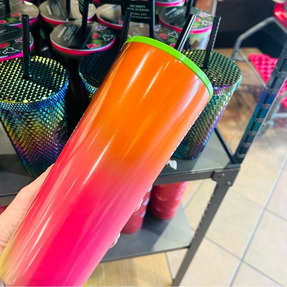 Starbucks Halloween Ombre Stainless Cup Venti Multi Colored Steel Cold Tumbler - Picture 11 of 11